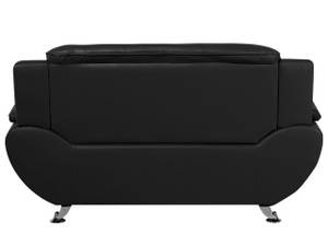 2-Sitzer Sofa LEIRA Schwarz - Silber