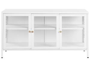 Buffet NEWPORT Blanc - Métal - 115 x 65 x 35 cm