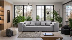 Big Sofa Tover mit Schlaffunktion Grau