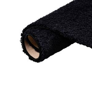 Hochflor Shaggy Teppich Palace Rund Schwarz - 200 x 200 cm