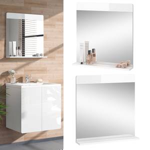 Miroir de salle de bains Izan Blanc - Verre - 60 x 62 x 12 cm