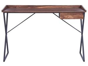 Schreibtisch NOXON Schwarz - Braun - Holzwerkstoff - 120 x 79 x 54 cm