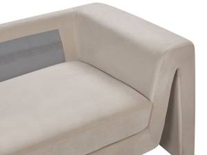 3-Sitzer Sofa MAUNU Beige - Schwarz - Taupe