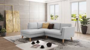 Ecksofa Honey Silber - Ecke davorstehend links