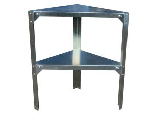 Gartenregal ZAE Silber - Metall - 42 x 65 x 42 cm