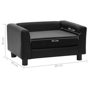 Hundesofa 3004163 Schwarz