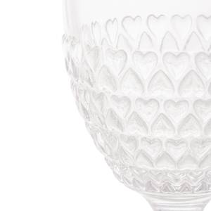 Kristallglas in Herzform 330ml Glas - 9 x 17 x 9 cm