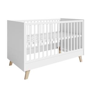 Babyzimmer Set Smile 2-teilig Weiß - Holzwerkstoff