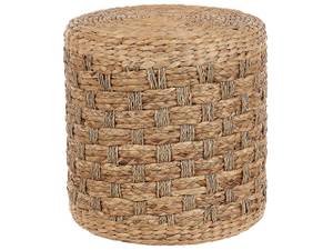 Pouf BASSLET Beige - Blau - Naturfaser - 40 x 40 x 40 cm