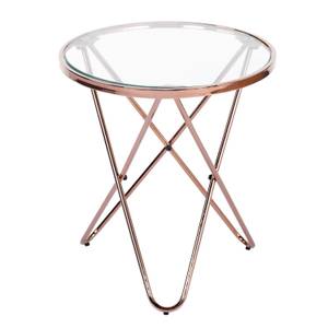 Table d'appoint CANALES SMALL GD Verre - 45 x 50 x 45 cm