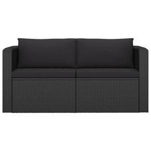 Garten-Sofa-Set (7-teilig) 3009702-3 Schwarz