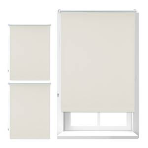 Lot de 3 stores enrouleurs beige 80 x 160 x 4 cm