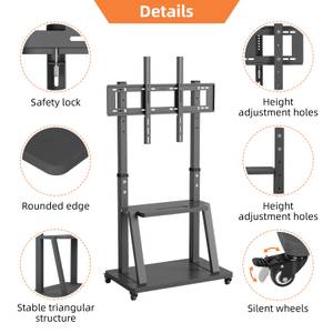 TV Rollwagen Ständer 32-100 Zoll 50 x 170 x 83 cm