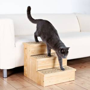 Hundetreppe 434110 Braun - Massivholz - Holzart/Dekor - 38 x 45 x 40 cm