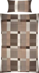 Bettwäsche 207411 2-teilig Beige - 155 x 220 cm