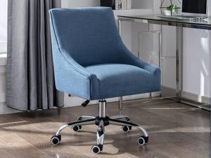 Bürostuhl WONDIO Blau - Textil - 58 x 87 x 56 cm