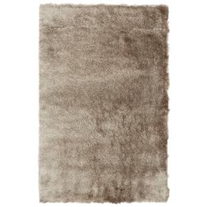 Tapis shaggy doux et coloré GOSSIP Marron foncé - 160 x 230 cm