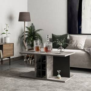 Couchtisch Morandi Ⅱ Grau - Holzwerkstoff - Metall - Massivholz - 55 x 45 x 95 cm