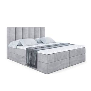 Boxspringbett BOXI1 Grau - Breite: 140 cm - H3