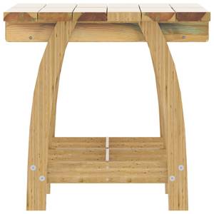 Garten-Essgruppe (3-teilig) 3096605 Braun - Massivholz - Holzart/Dekor - 74 x 75 x 160 cm