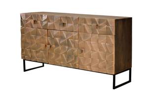 Anrichte 6730 Braun - Massivholz - 42 x 80 x 142 cm