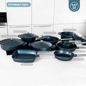 Grillpfanne Performance Blau - Naturfaser - 28 x 6 x 28 cm