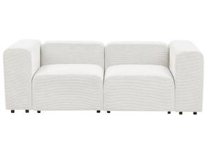 2-Sitzer Sofa FALSTERBO Cremeweiß - Weiß - Naturfaser