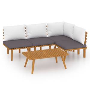 Garten-Lounge-Set Braun - Massivholz - Holzart/Dekor - 55 x 35 x 90 cm