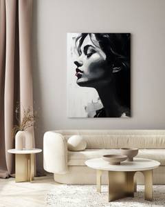 Image Canvas PORTRAIT Visage Peinture 30 x 40 x 40 cm