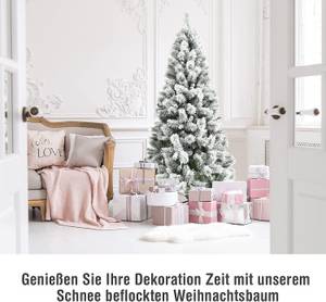 180cm Künstlicher Weihnachtsbaum Weiß - Kunststoff - 78 x 180 x 78 cm