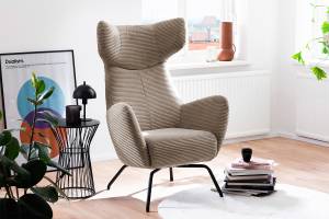 Fauteuil LOTTE Cord Taupe