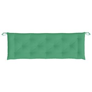 Coussin de banc de jardin Vert - Profondeur : 150 cm