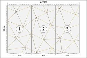Fototapete modernes GOMETRISCHES MUSTER 270 x 180 x 180 cm