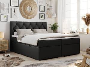 Boxspringbett ALDA Breite: 180 cm - H4 - Kunstleder