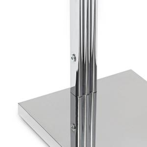 Handtuchständer Edelstahl 3 Stangen Silber - Metall - 50 x 86 x 20 cm