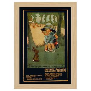Bilderrahmen Poster 1913 Hullo Eiche
