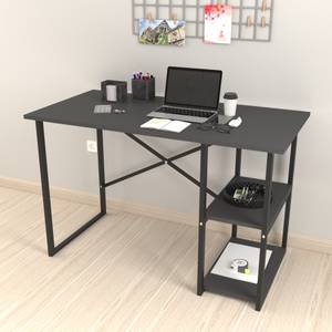 Bureau Nittedal avec étagère anthracite Anthracite