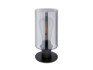 Kleine Tischlampe schwarz dimmbar Glas Schwarz - Glas - Metall - 10 x 23 x 10 cm