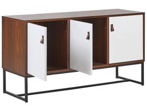 Sideboard NUEVA Schwarz - Eiche Dunkel - Weiß - 112 x 62 cm