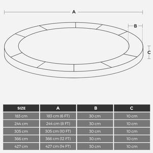 Trampolin-Abdeckplane Spring Grün