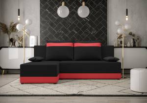 Ecksofa TOLEDI Rot - Ecke davorstehend links