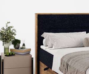 Boxspringbett Ikigai mit Topper Blau - Breite: 140 cm