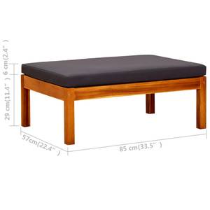 Banc de meuble 3012918-1 Gris lava