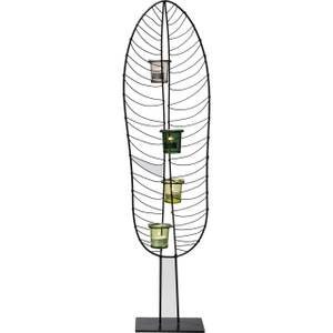 Porte-bougies Leaf Wire Vert - Verre - 23 x 86 x 11 cm