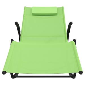 Chaise longue Vert - Nombre de pièces dans le lot : 2