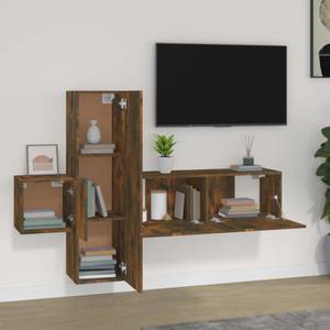 TV-Schrank 3er Set D543 Raucheiche Dekor