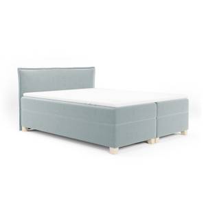 Boxspringbett Doppelbett Martines Bett Silber / Grau - Silbergrau - Breite: 140 cm