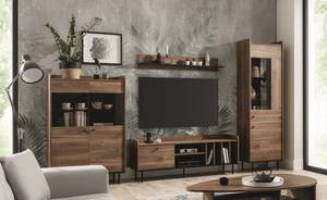 Mediawand VASINIE Brandy Castello Braun - Holzwerkstoff - 300 x 200 x 40 cm