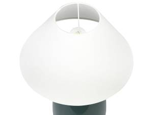 Lampe de table CARETA Vert - Blanc - Céramique - 21 x 57 x 24 cm