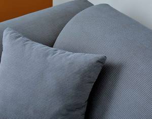 Ecksofa AUMANCE Blaugrau